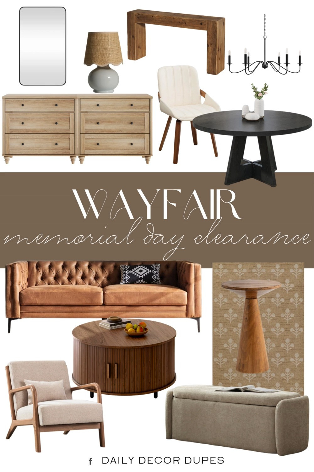 Wayfair Memorial Day Clearance. UP TO 70% OFF Sale. Luxury Furniture Sale. Home Refresh Sale. Contemporary Furniture Deals. Best-Selling Furniture Sale. Modern Home Sale. Huge Savings Event. Wayfair Memorial Day Furniture Sale. 

Home more affordable option find copy cat similar look for less budget friendly affordable cheap cheaper beautiful pretty. Clearance sale coupon code discount code promo code luxury lookalike look a like Inspo inspiration inspired by idea ideas Love like these? I share multiple every day in my FB group.
#wayfair #memorialdaysale #furnituresale #upto70off #salealert #homeinspo #modernfurniture #furniturefinds #homerefresh 

 #LTKHome #LTKSaleAlert