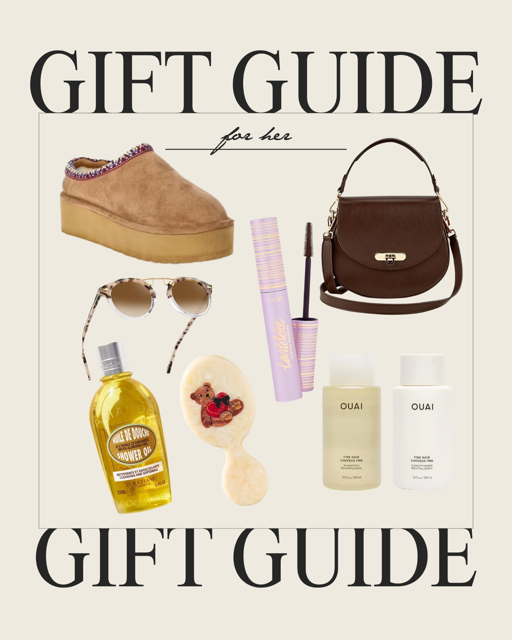 ✨ Gift Guide for Her ✨
My favorite cozy, chic, and can’t-go-wrong picks - perfect for moms, sisters, besties, or yourself 😉💝
All linked on LTK! #GiftGuideForHer 

#LTKGiftGuide #LTKBeauty #LTKHoliday