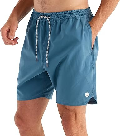 Free Fly Andros Men's Swim Trunks - UPF 50+ Sun Protection with Adjustable Fit, 7 Inch Inseam Swi... | Amazon (US)