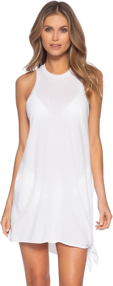 Becca by Rebecca Virtue Women's Beach Date Tie Side Tank Dress Swim Cover Up | Amazon (US)