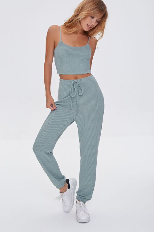 Cropped Cami & Joggers Set | Forever 21 (US)