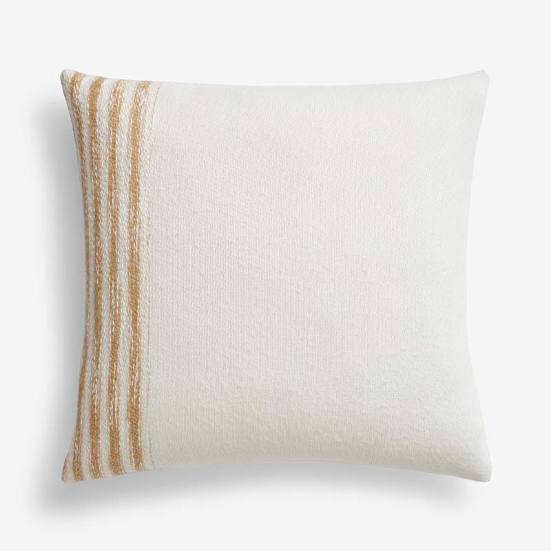 Belinha Decorative Square Pillow Cover - Gold, 20 in. x 20 in. | The Company Store