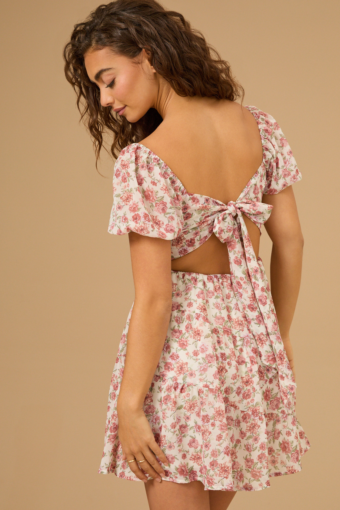 Primrose Babydoll Dress in Ivory and Rose | Altar'd State | Altar'd State
