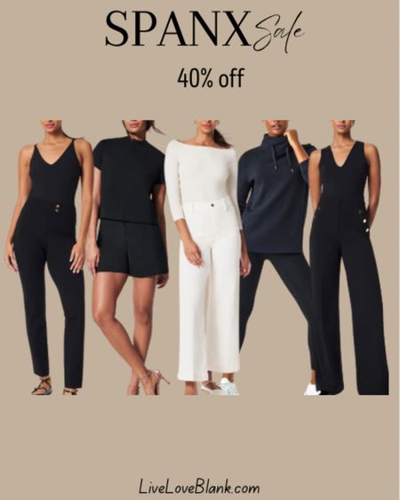 Spanx on sale…save 40% off with code EARLYSUMMER
Spanx save 10% with code LLBXSPANX
Top and shirts sz small
Bag Anine Bing 
#LTKtravel 


#LTKWorkwear #LTKOver40 #LTKSaleAlert
