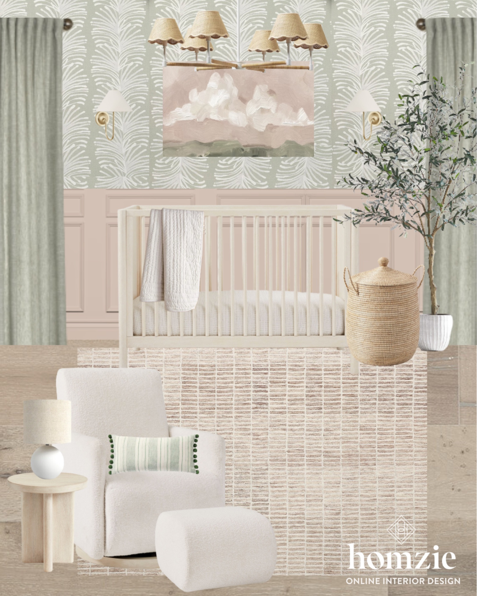 This sage green and dusty rose girls nursery may be our favorite ever! We love how it feels neutral but distinctly feminine too! Peek the wall sconces, wall paper, and neutral rug! There’s so much to love here! 

#LTKhome #LTKkids #LTKbaby