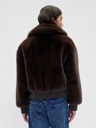 Faux Fur Bomber Jacket | Gap (US)