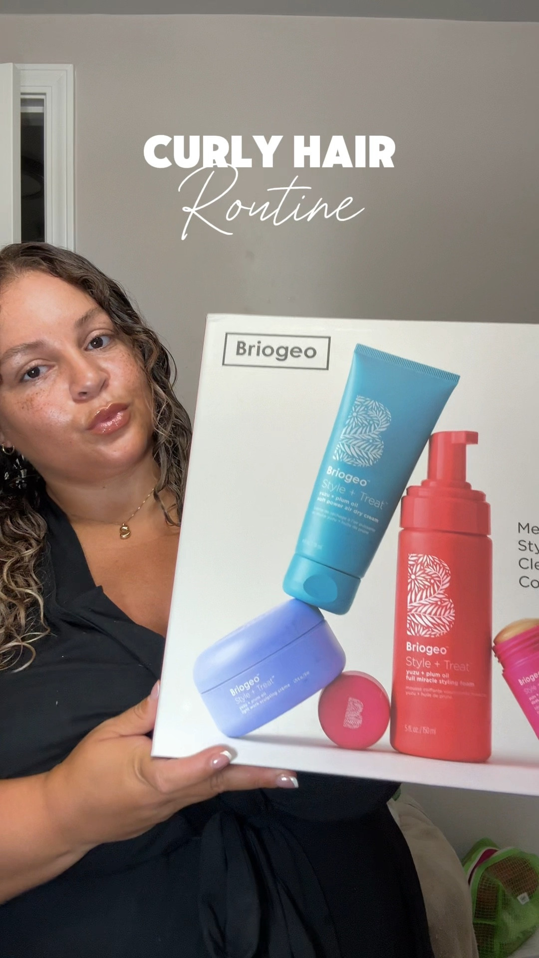 Curly hair routine using Bridgeo's new style and treat hair care line! 

#LTKVideo #LTKU #LTKBeauty