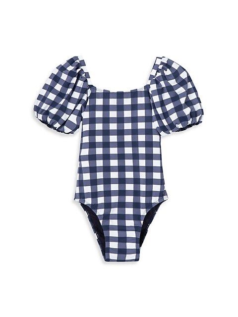 Girl's Plaid Chic Swimsuit | Saks Fifth Avenue