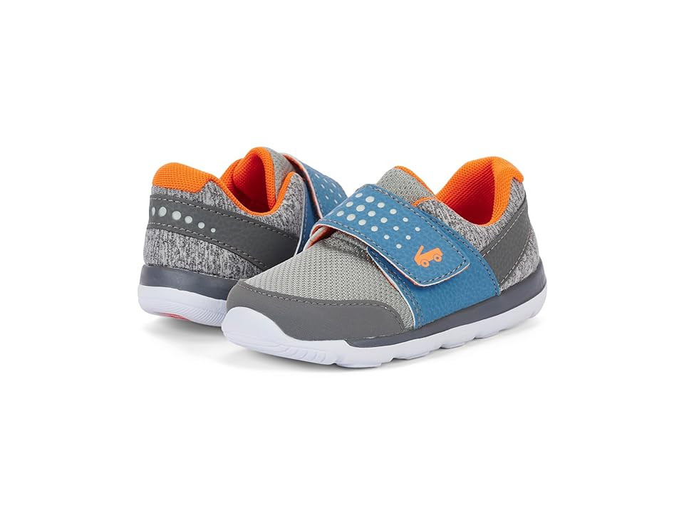 See Kai Run Ryder II FlexiRun (Toddler/Little Kid) Boy's Shoes Gray/Steel Blue : 5 Toddler M, Textile/Synthetic | Zappos