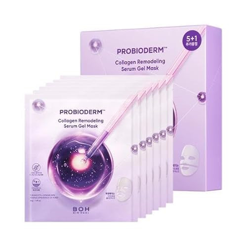 BIOHEAL BOH PROBIODERM™ Collagen Remodeling Serum Gel Mask (6ea X 34g) | Hydrogel Mask with Collagen Capsules for Firmness & Pore Refinement | Hydrating Facial Mask for Smoother Skin | Amazon (US)