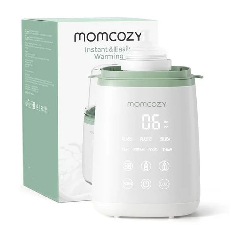Momcozy Baby Bottle Warmer, 6-in-1 Baby Milk Warmer with Smart Temperature Control, Breastmilk Warmer, Fast Baby Food Heater, Steam Sterilizer | Walmart (US)