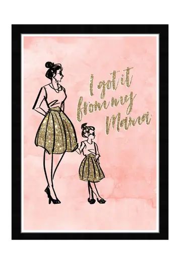 Mommy and Me Have Style Framed Art | Nordstrom Rack