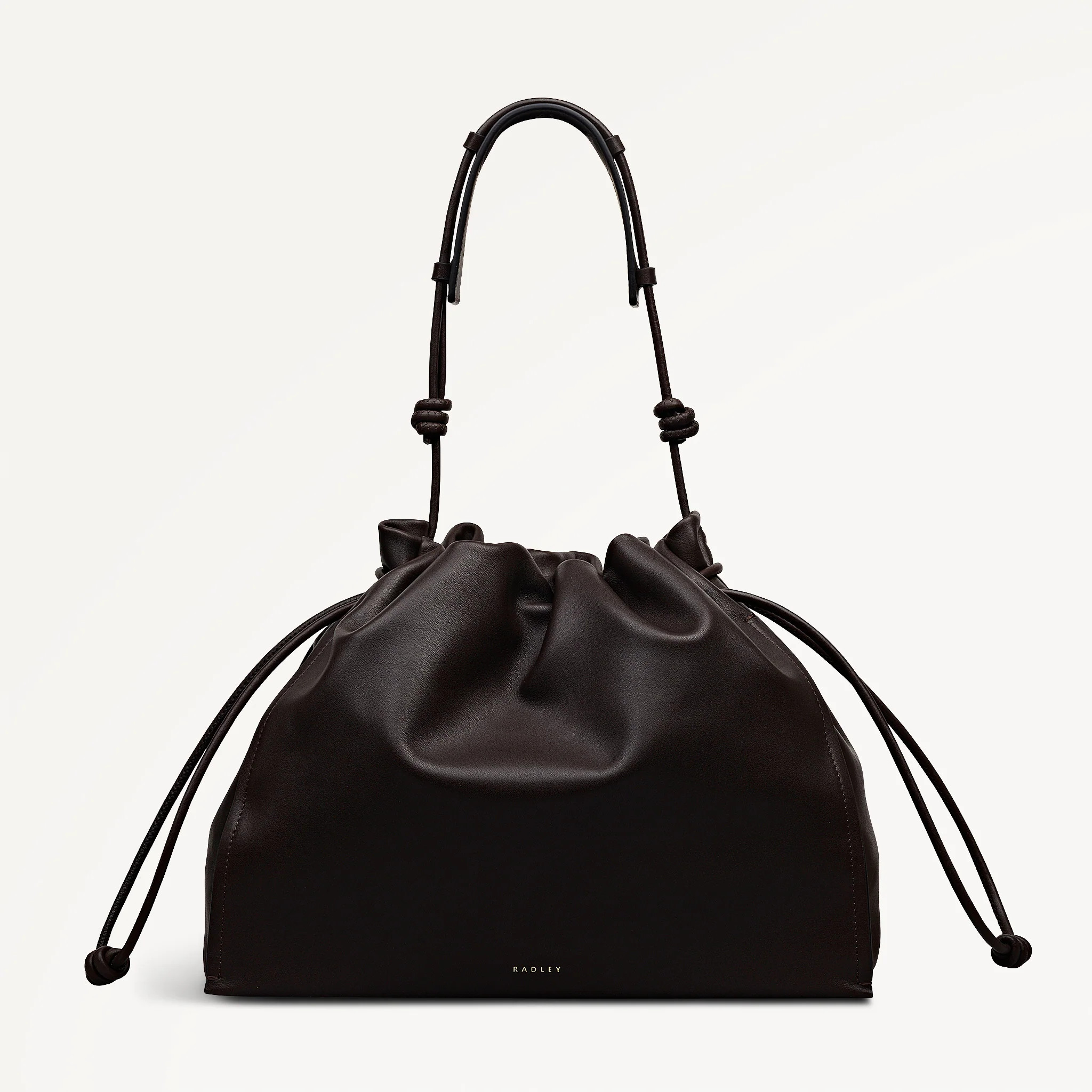 The Roxburgh Large Drawstring Shoulder Dark Oak - 113067 | Radley London US