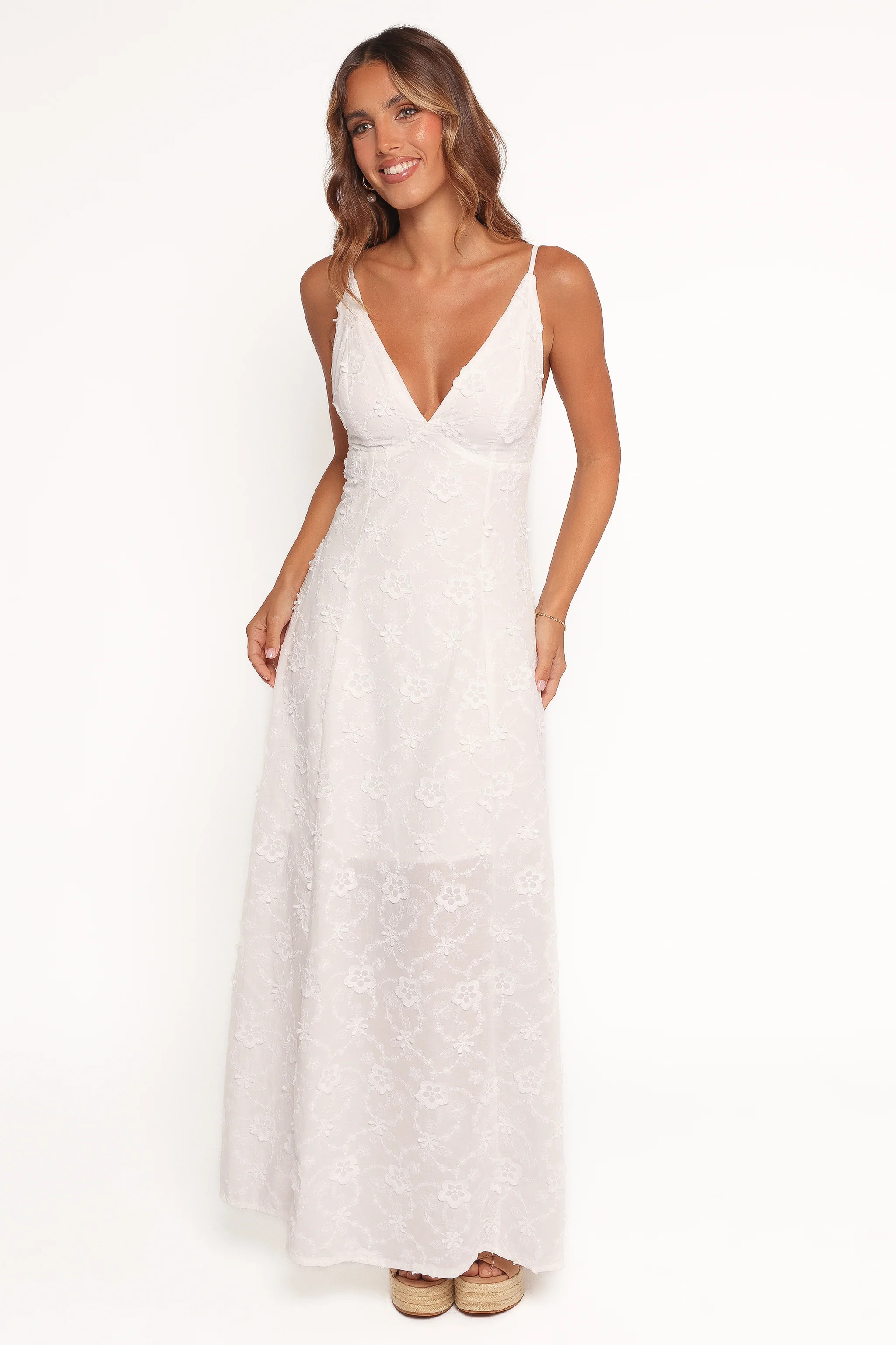 Ford Maxi Dress - White | Petal & Pup (US)