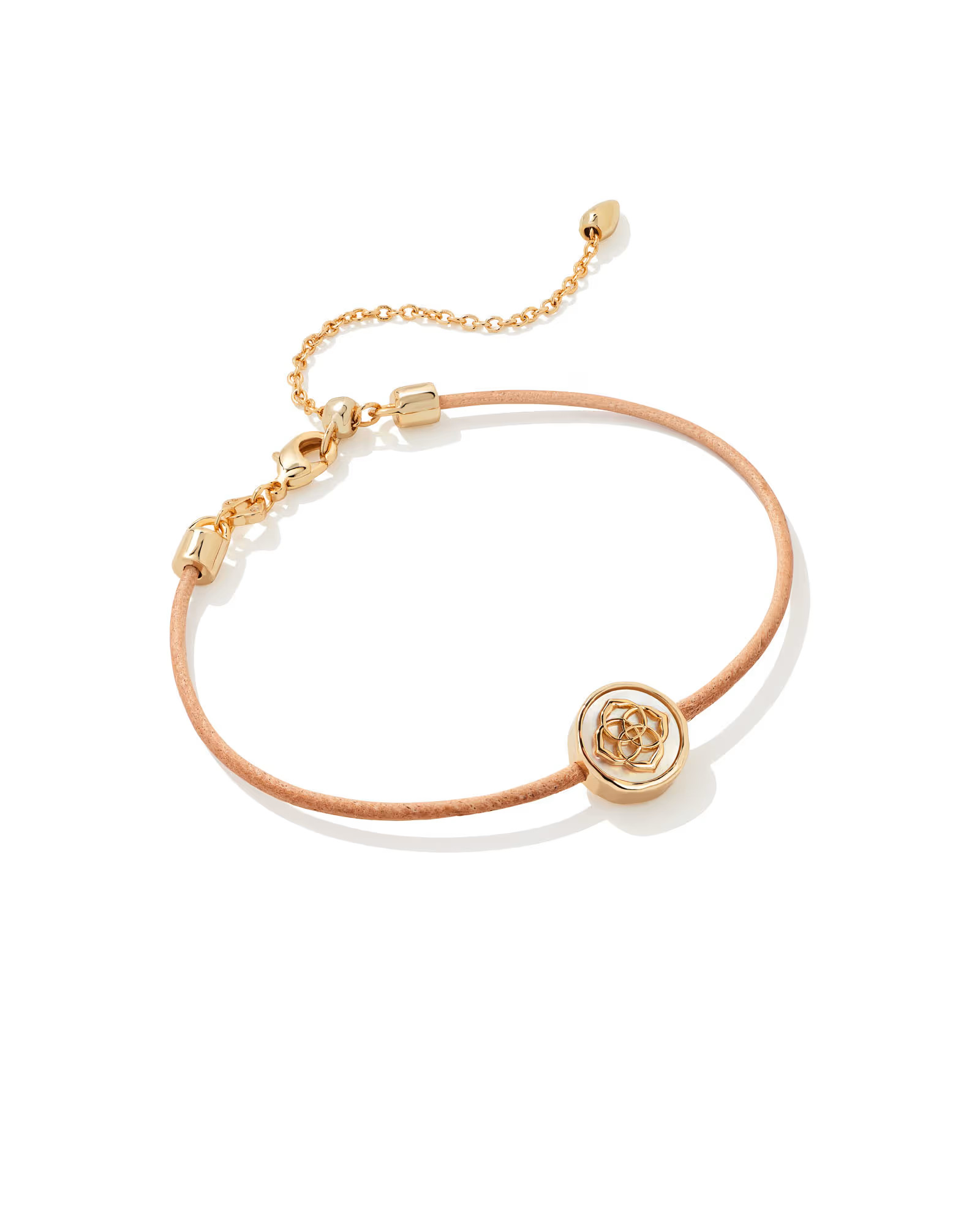 Stamped Dira Gold Bracelet in Ivory Mother-Of-Pearl | Kendra Scott