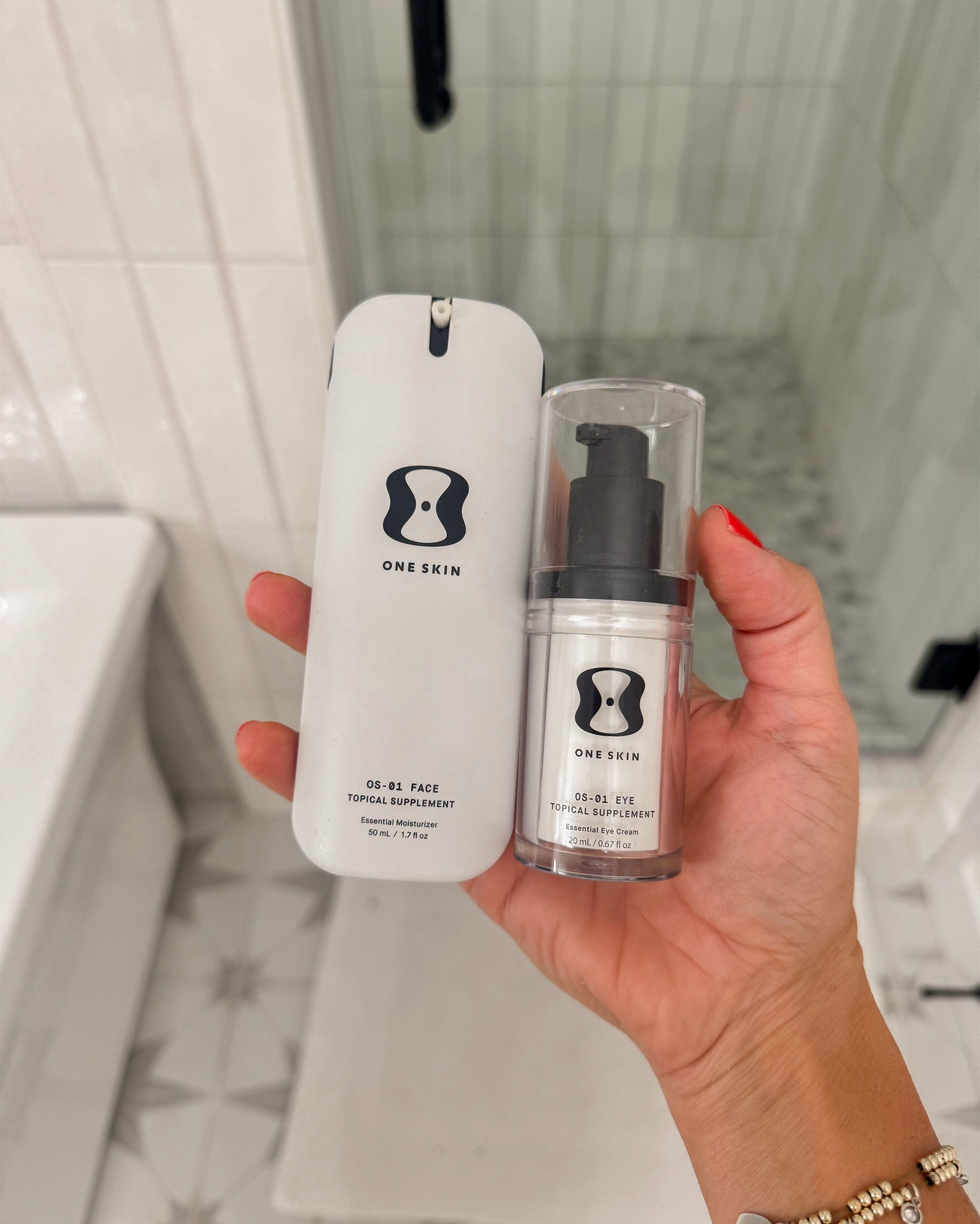 3 favorite beauty products lately! OneSkin OS1 has improved my skin so much. I love their eye moisturizer too. Revitalash for eyelashes and eyebrow growth! The length and fullness for both have increased majorly in just 2 months! This random MCo lip whip is super moisturizing and I actually like it better than Laneige. I use it as an overnight lip mask. 

#LTKmorningroutine #LTKBeauty #LTKselfcare