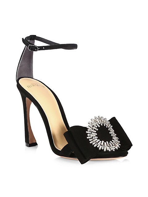 Maddie Suede Ankle Strap Sandals | Saks Fifth Avenue