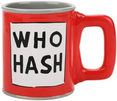 Bioworld The Grinch Who Hash Red 16 Oz Sculpted Ceramic Mug | Amazon (US)