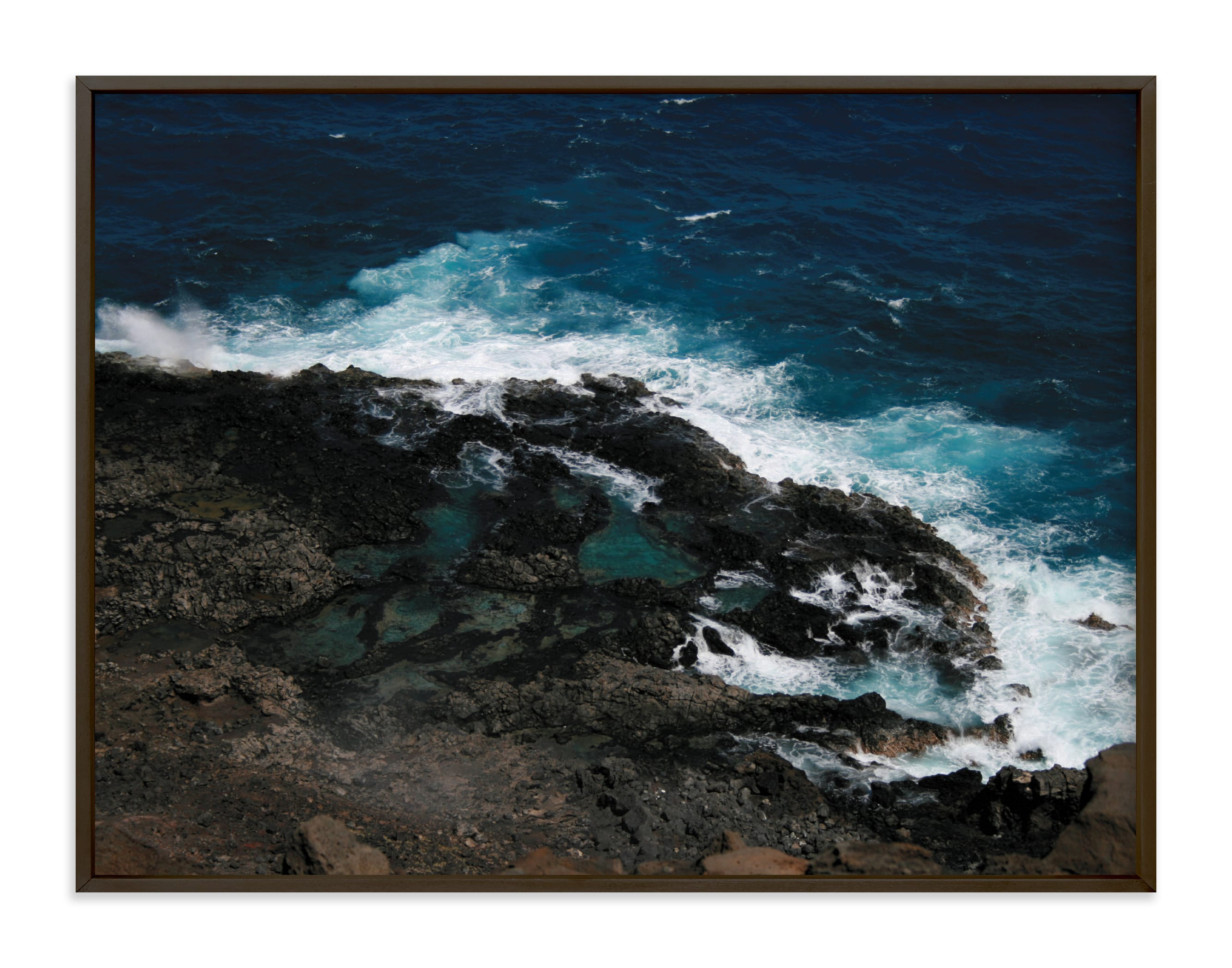 "Tidal Pools & Crashing Waves" - Photography Limited Edition Art Print by Whitney Todd. | Minted