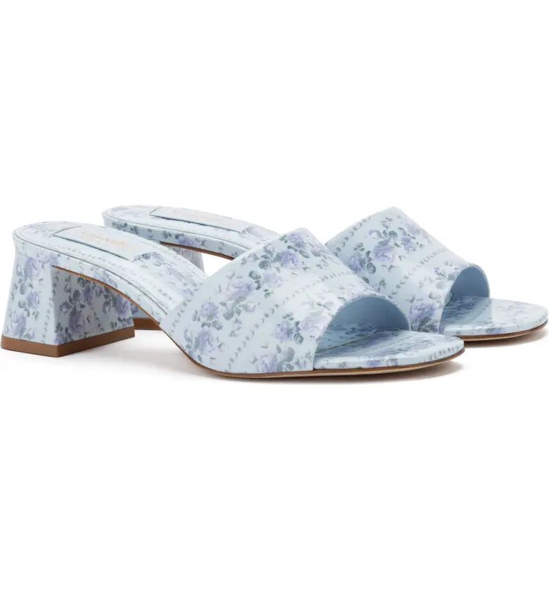 Brigitte Flower Embroidered Mule (Women) | Nordstrom