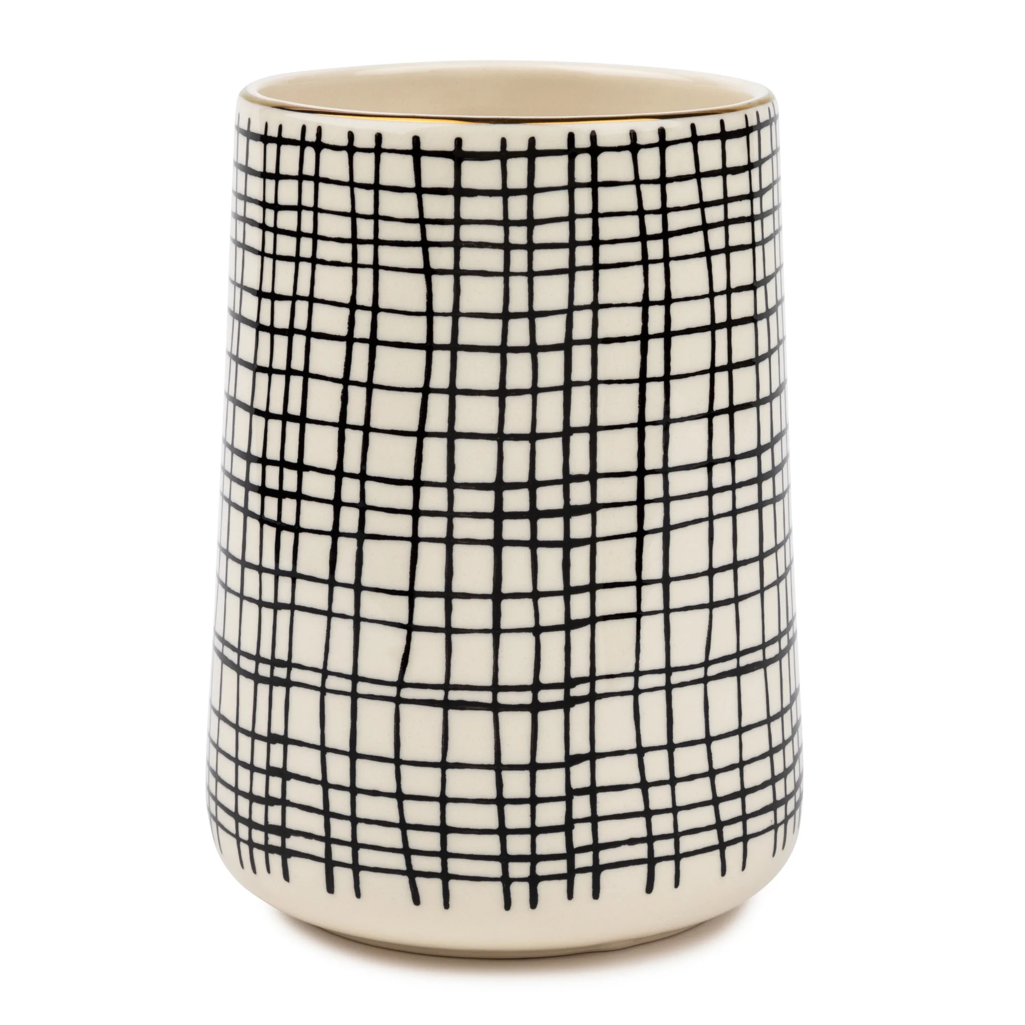 Thyme & Table Ceramic Utensil Holder, Cross Grid | Walmart (US)