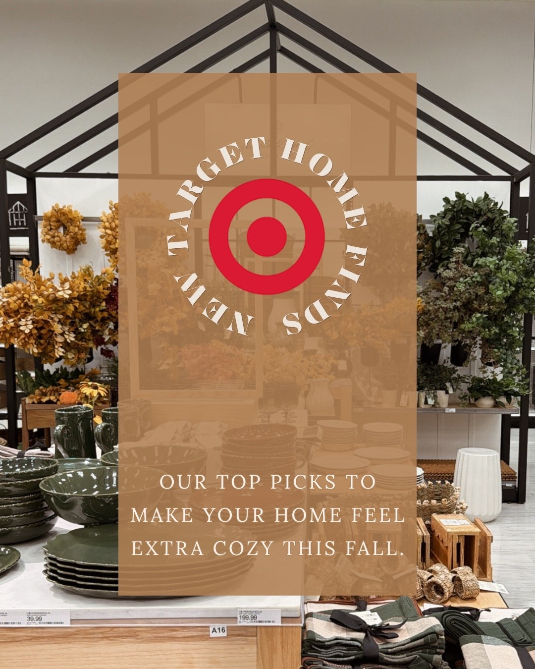 Our top 3️⃣0️⃣ Fall finds that are new at Target 🍂

#LTKSeasonal #LTKHome