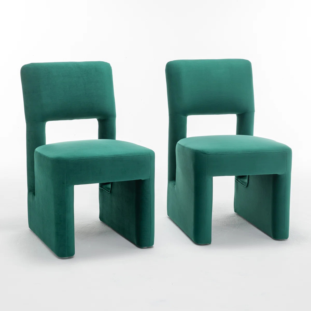 Velvet Armless Dining Chair (Set of 2) | Wayfair North America