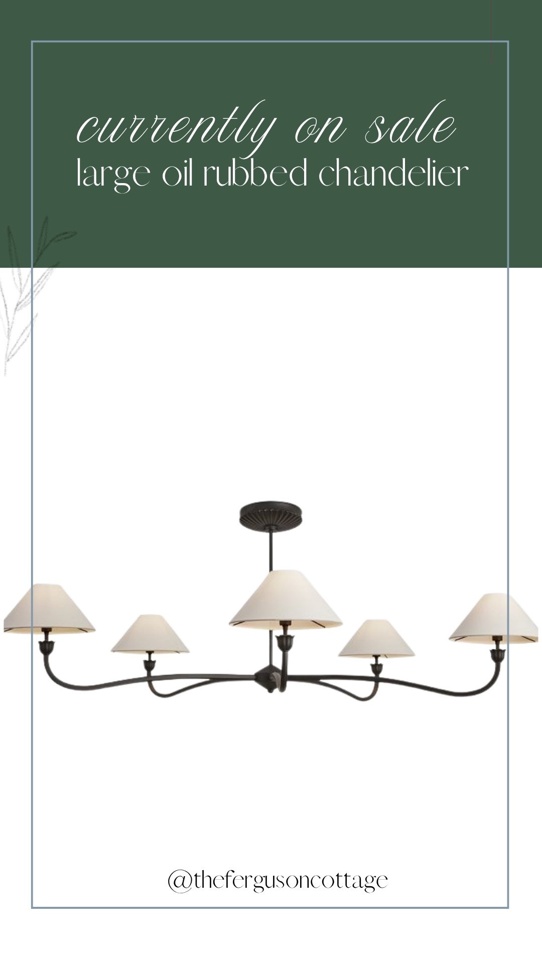 This is such a great deal if you’re in the market for a large scale chandelier - the 60 inch in oil-rubbed bronze is 75% off

#LTKSaleAlert #LTKHome