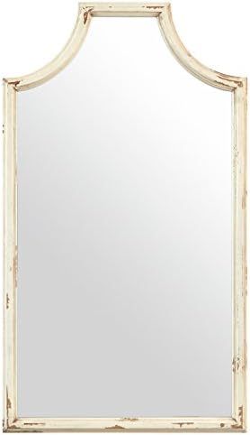 Amazon.com: Amazon Brand – Stone & Beam Curved Vintage-Look Wood Frame Wall Mirror - 28-Inch He... | Amazon (US)