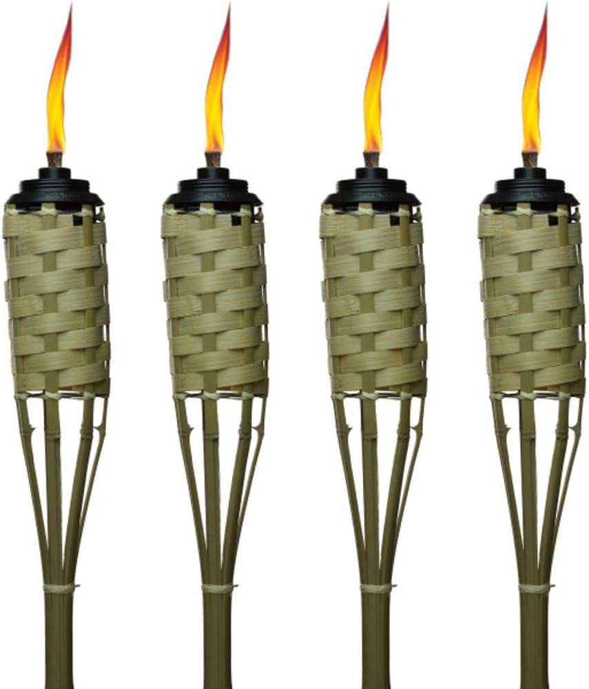 Amazon.com : TIKI Brand Weather Resistant Coated Torch, Outdoor Décor for Home, Garden, Patio 12... | Amazon (US)