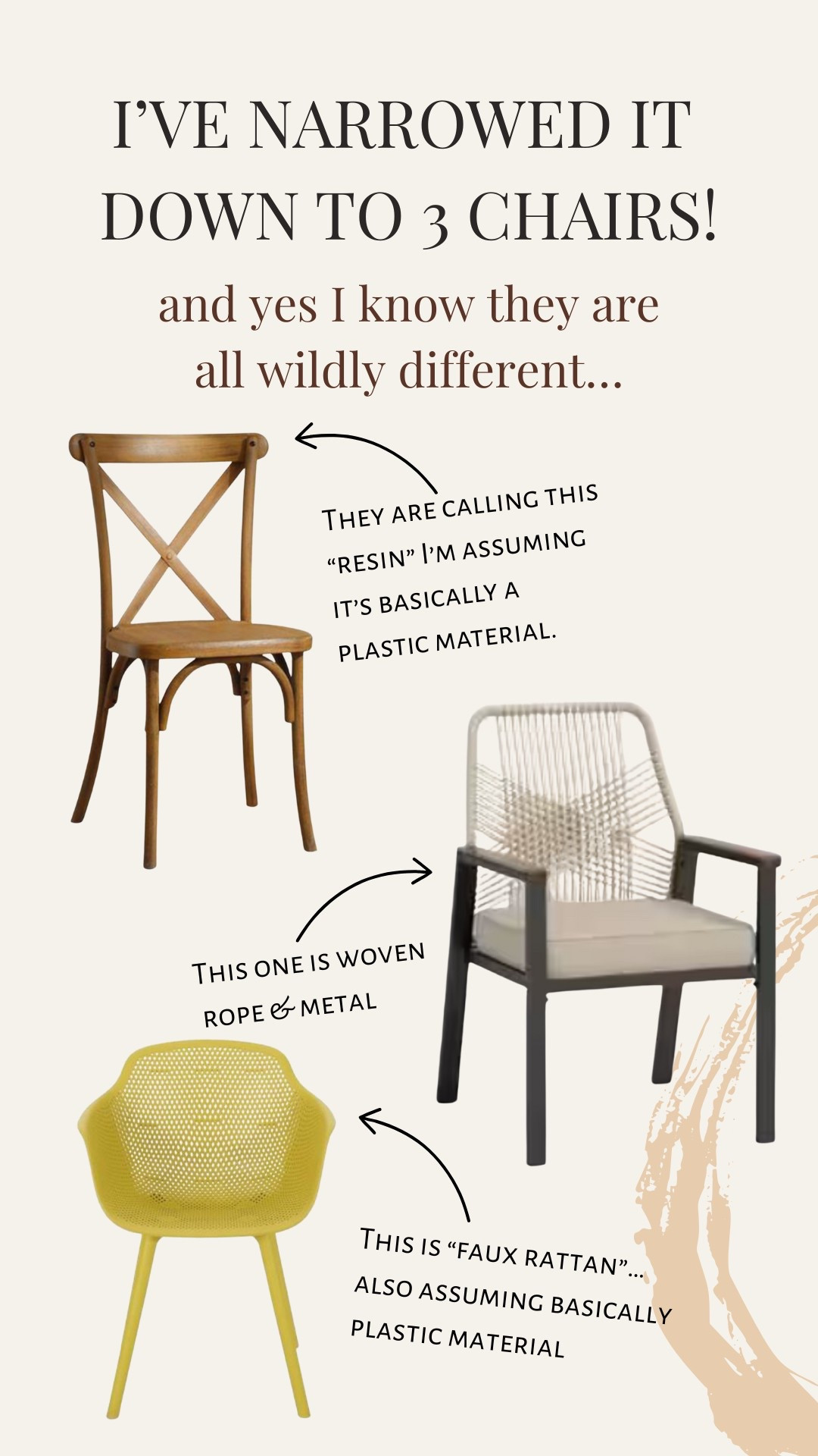 Help me pick my chairs for my outdoor dining table! 
Which would you choose? 

#LTKSeasonal #LTKU #LTKHome