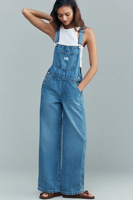 Levi's Full-Length Baggy Denim Overalls | Anthropologie (US)