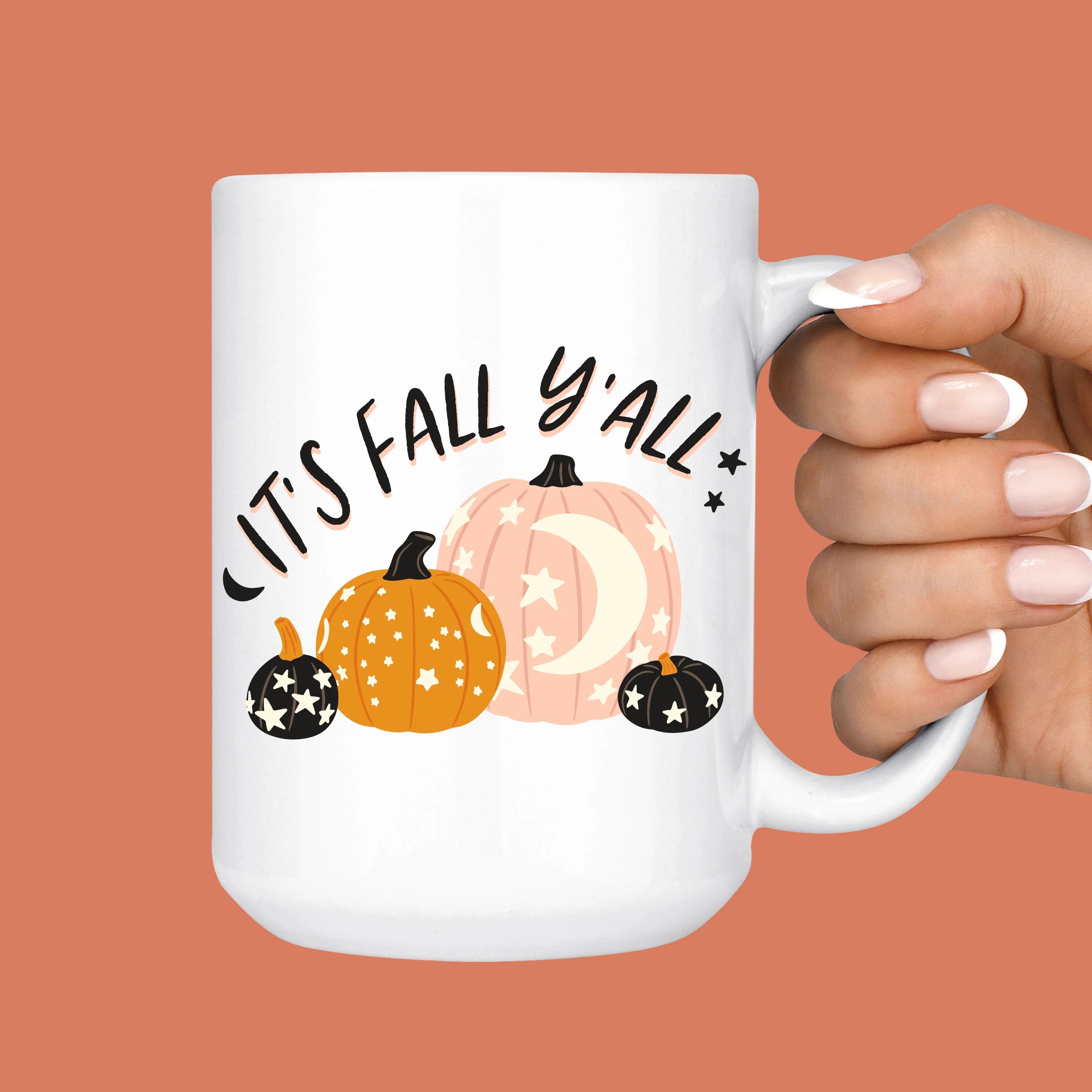 It's Fall Y'all Mug | Sweet Mint Handmade Goods