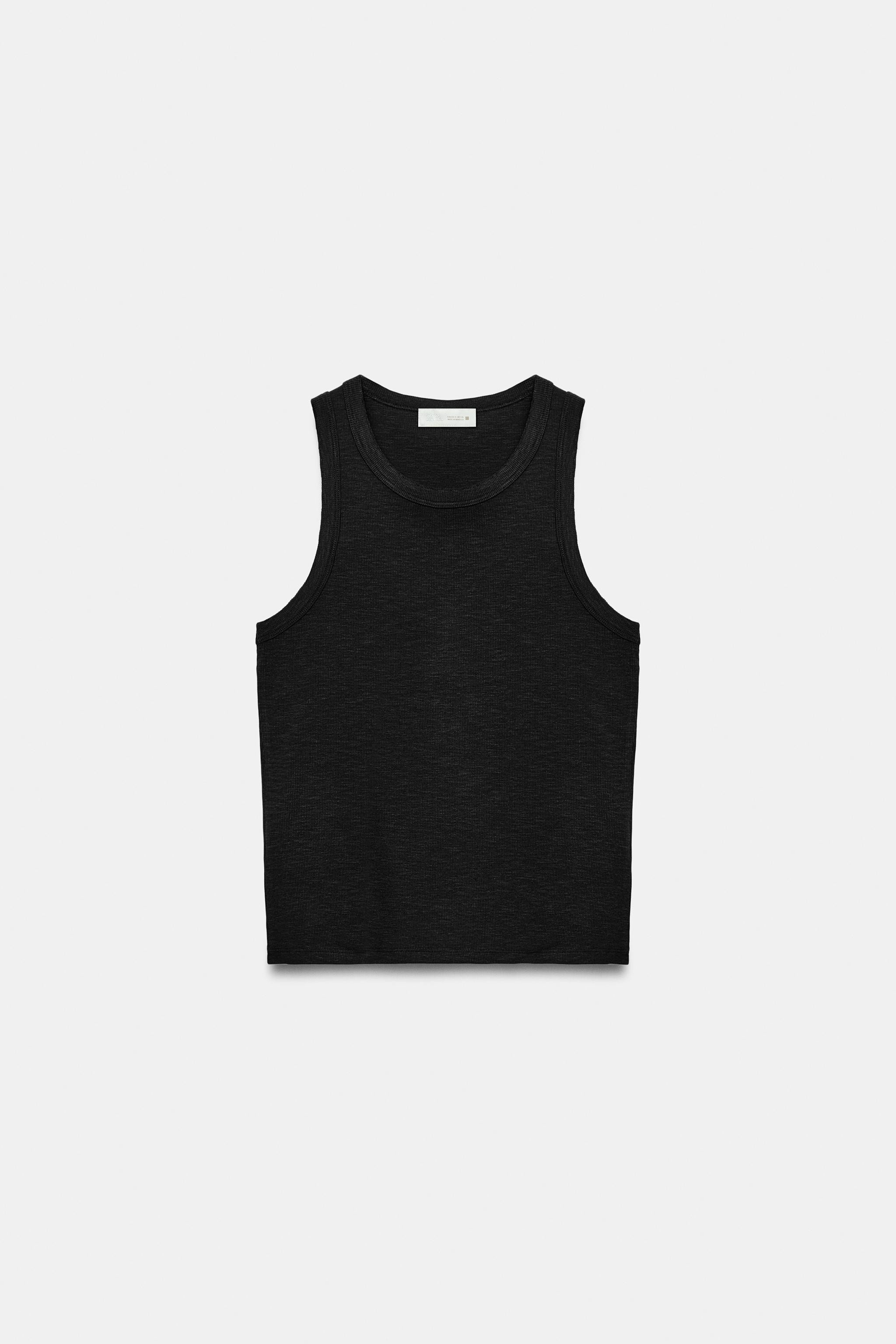 RIB SLEEVELESS TOP | Zara US