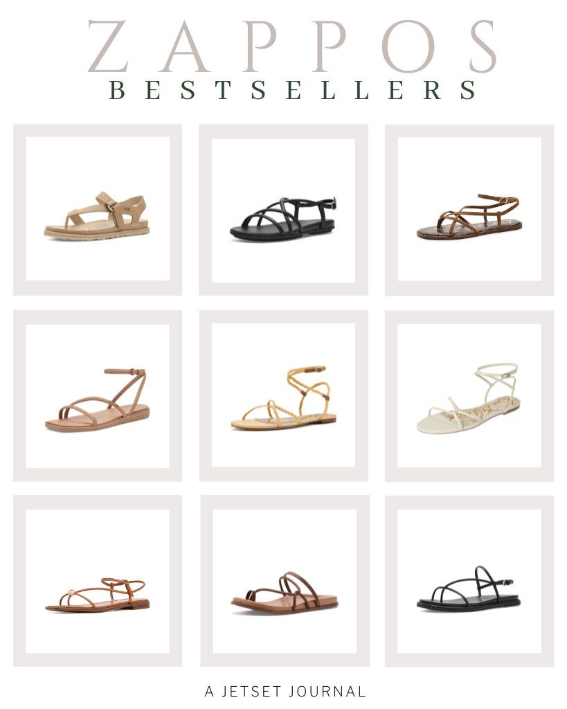 Looking for the cheat sheet of what’s on-trend these days? Here’s the list of Zappos Bestsellers that you will love! UGG’s Goldengaze toe post, Circus NY by Sam Edelman’s Dakota sandals, and Crocs’ Miami ankle-strap sandals are among the crowd favorites this week. We also love Taras sandals from Tommy Hilfiger and Audra sandals from Korks.

#LTKSeasonal #LTKSaleAlert #LTKTravel
 

 