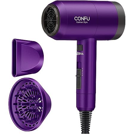 Hair Dryer,1800W Professional Ionic Hair Dryer with Diffuser and Nozzles, Powerful Blow Dryer for... | Amazon (US)