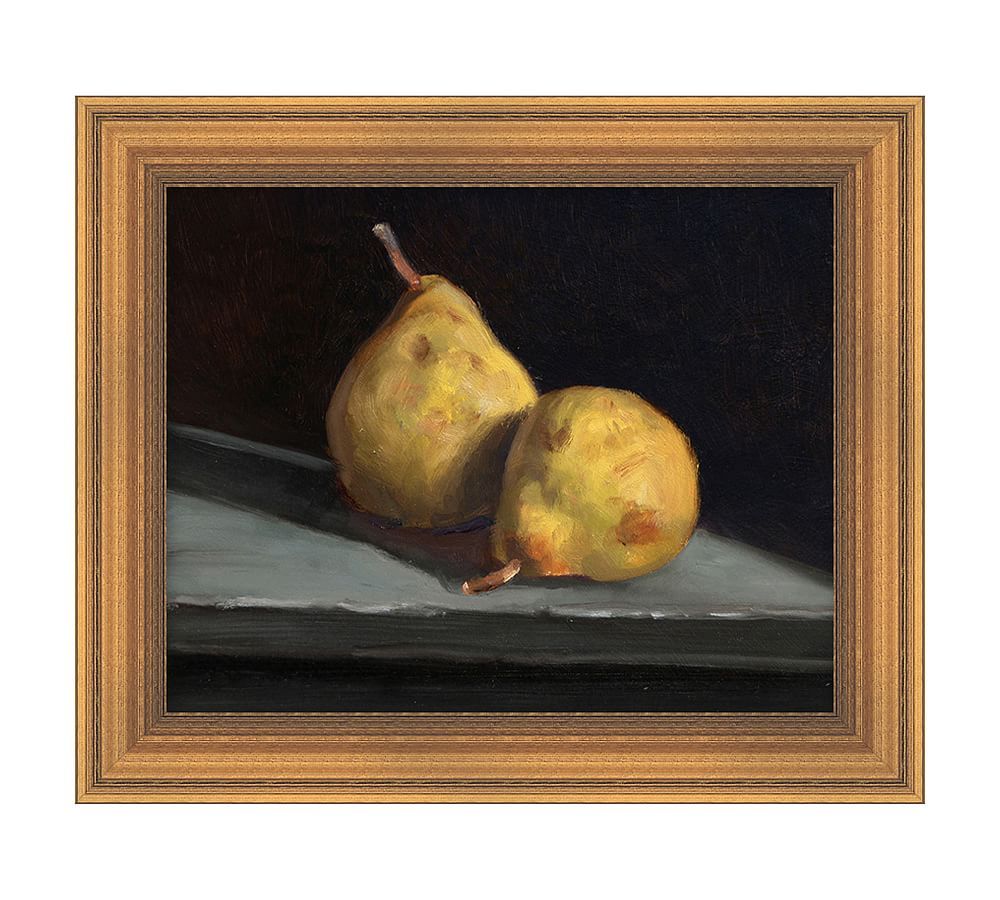 Pears Still Life Framed Canvas | Pottery Barn (US)