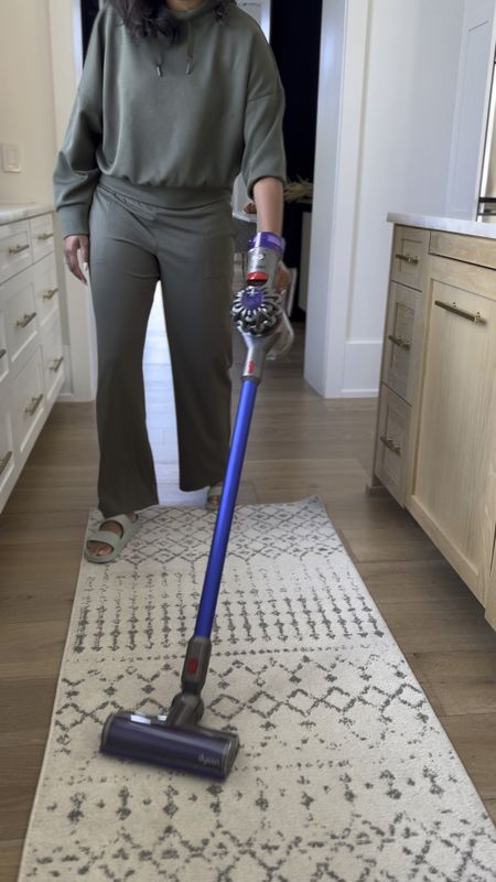 My obsession with vacuuming and mopping is so real! Sharing my floor care line up! 

Dyson V8 Cordless - My go to for everyday vacuuming, great suction and can maneuver easily,  super convenient! Great charging doc set up!

Shark Cordless Pro Stick - great everyday vacuum, under $200, great suction, lightweight

Shark Steam Pocket Mop - super lightweight, quick way to steam mop your floors, use it mainly upstairs and in bathrooms 

Bissell Hydrosteam Crosswave - wet/dry vacuum that also steams our hardwood floors. 10/10 recommend! Cleans wet messes and also works on carpets/rugs, also has a self cleaning feature 🙌🏽

Shark VACMOP - it's super lightweight! I don't use it as much but gets the floors super clean! I don't love traditional mops so this is great! Perfect if you have stairs 

Also, can never go wrong with having a traditional broom and dustpan + Swiffer on hand! 

#LTKVideo #LTKhome #LTKfamily