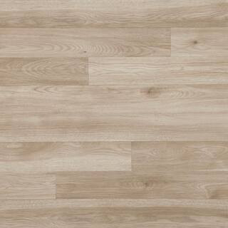 TrafficMaster Fall Ridge Hickory 7 mm T x 7.5 in. W Laminate Wood Flooring (26.8 sq.ft/Case) TM2 ... | The Home Depot