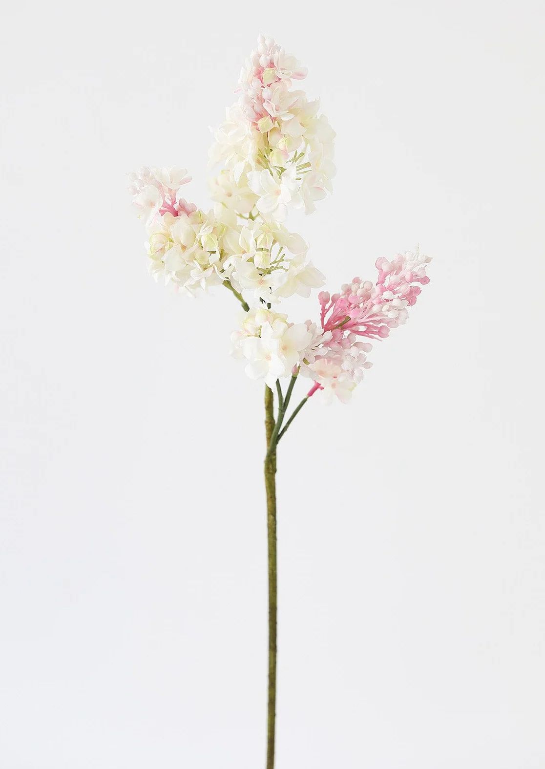 Pink Cream Artificial Lilac Flower - 25" | Afloral