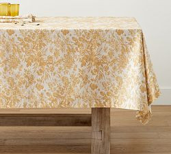 Sorrel Toile Organic Cotton Tablecloth | Pottery Barn (US)