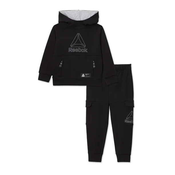 Reebok Baby and Toddler Boy Pullover Hoodie and Jogger Pants Outfit Set, 2-Piece, Sizes 12M-5T - ... | Walmart (US)
