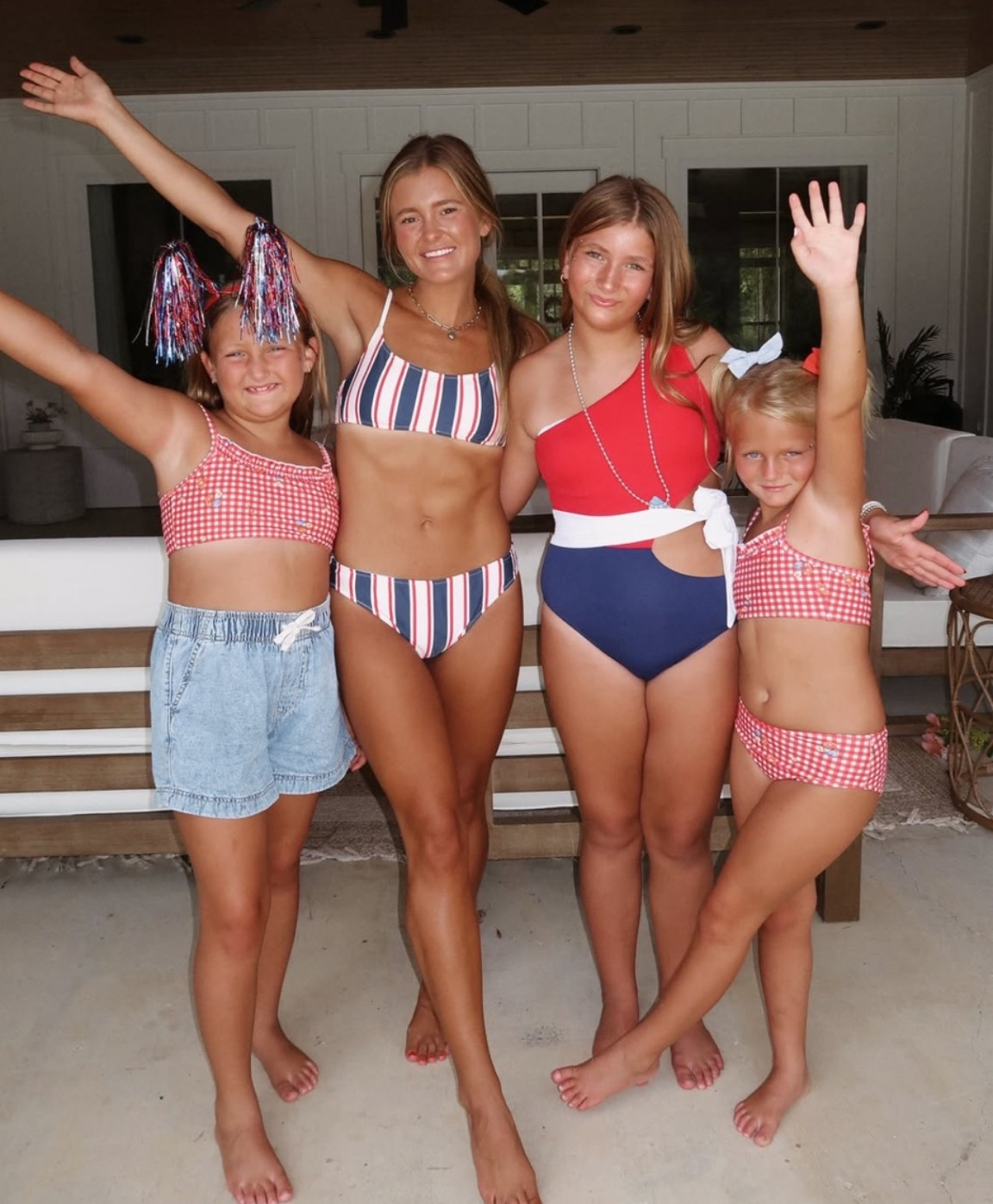 ❤️🤍💙

#LTKSwim #LTKootd #LTKgrwm