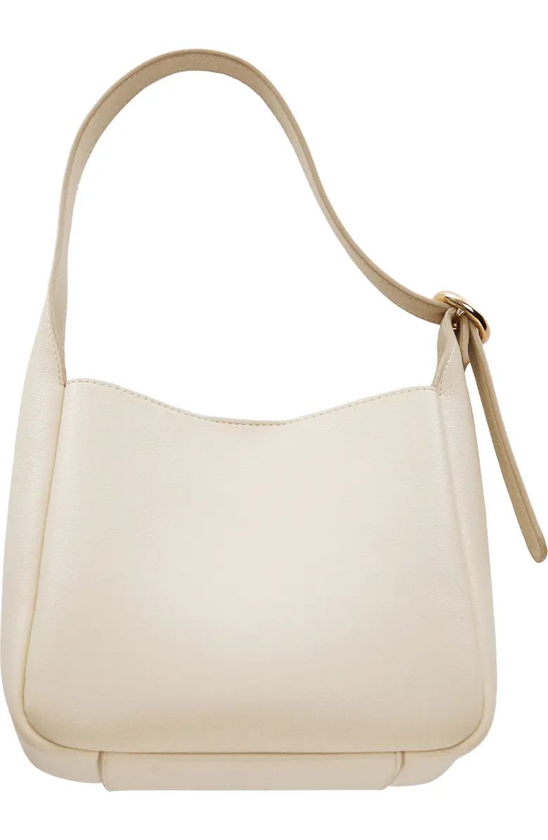 Statement Buckle Faux Leather Hobo Bag | Nordstrom