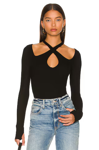 Michael Lauren Gael Top in Black from Revolve.com | Revolve Clothing (Global)