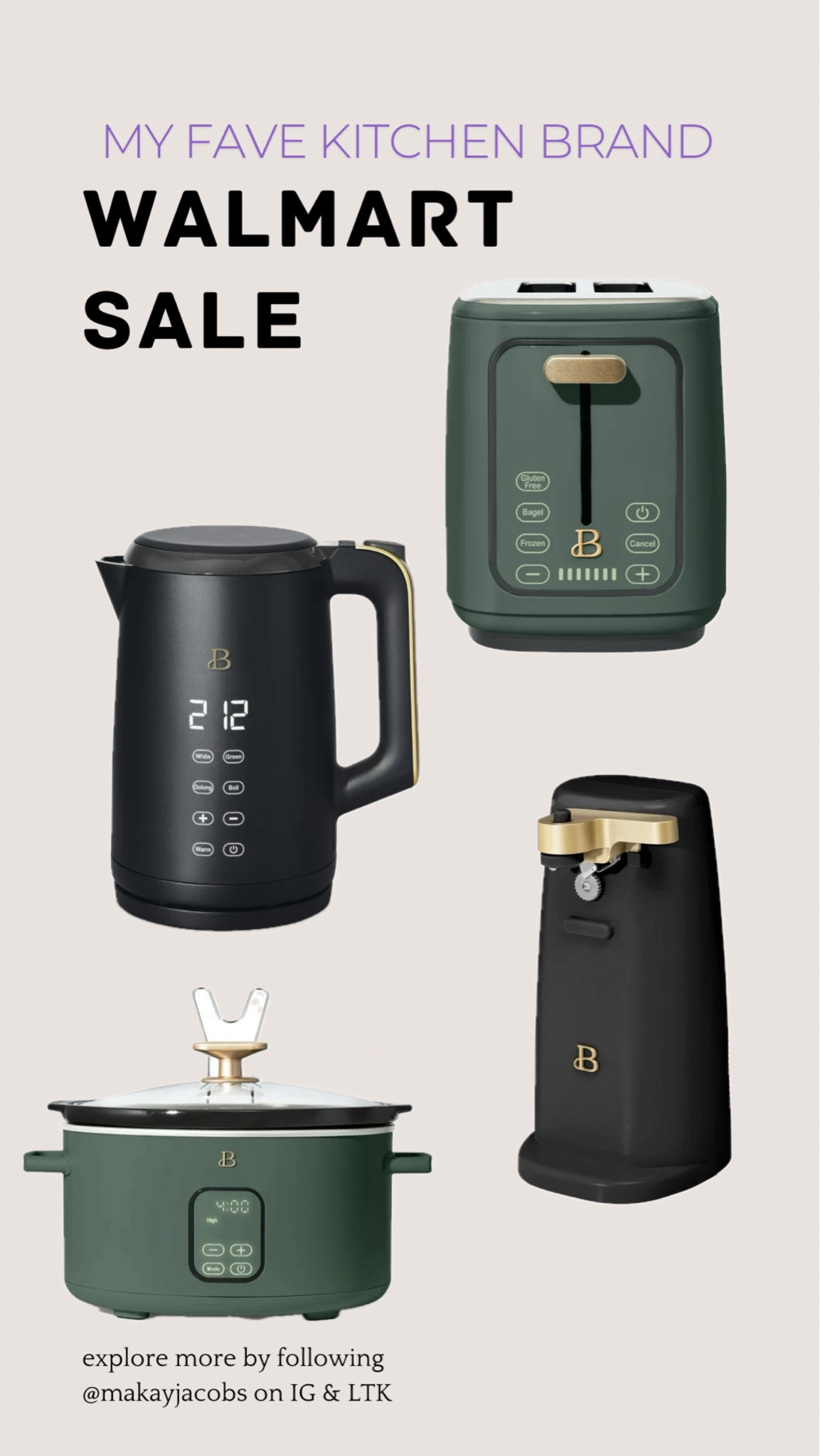Obsessed with everything I own from this collection. The Thyme Green is my FAVE! So good in person. 

Kitchen | Home | Kitchen Appliances 

#LTKHome #LTKSaleAlert #LTKParties