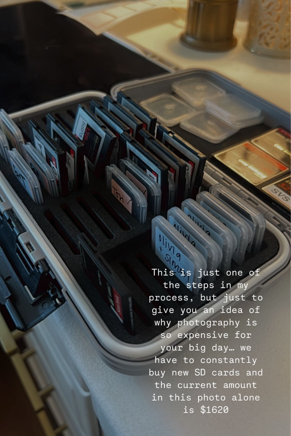 Linking my favorite SD card organizer case! A MUST HAVE for photographers! 
