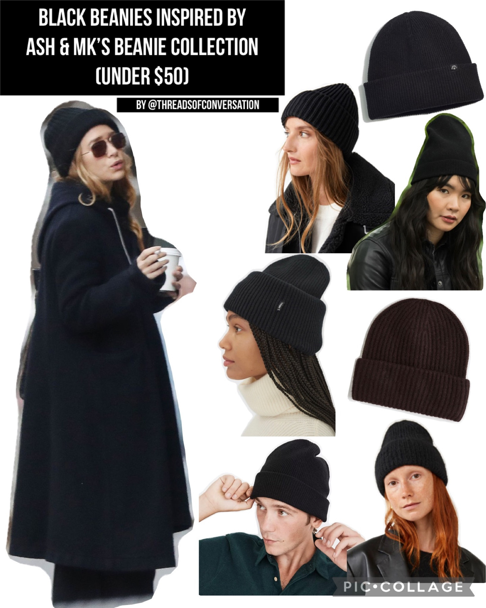 of course I had to do a roundup of the best black beanies as well. Ash & MK are often spotted wearing black beanies and incorporate a few different styles, so all of these are based on what I’ve seen them wear. This is the budget friendly roundup ($50 & below!) link in my bio to shop all beanies. 🖤

#LTKsalealert #LTKSeasonal #LTKstyletip