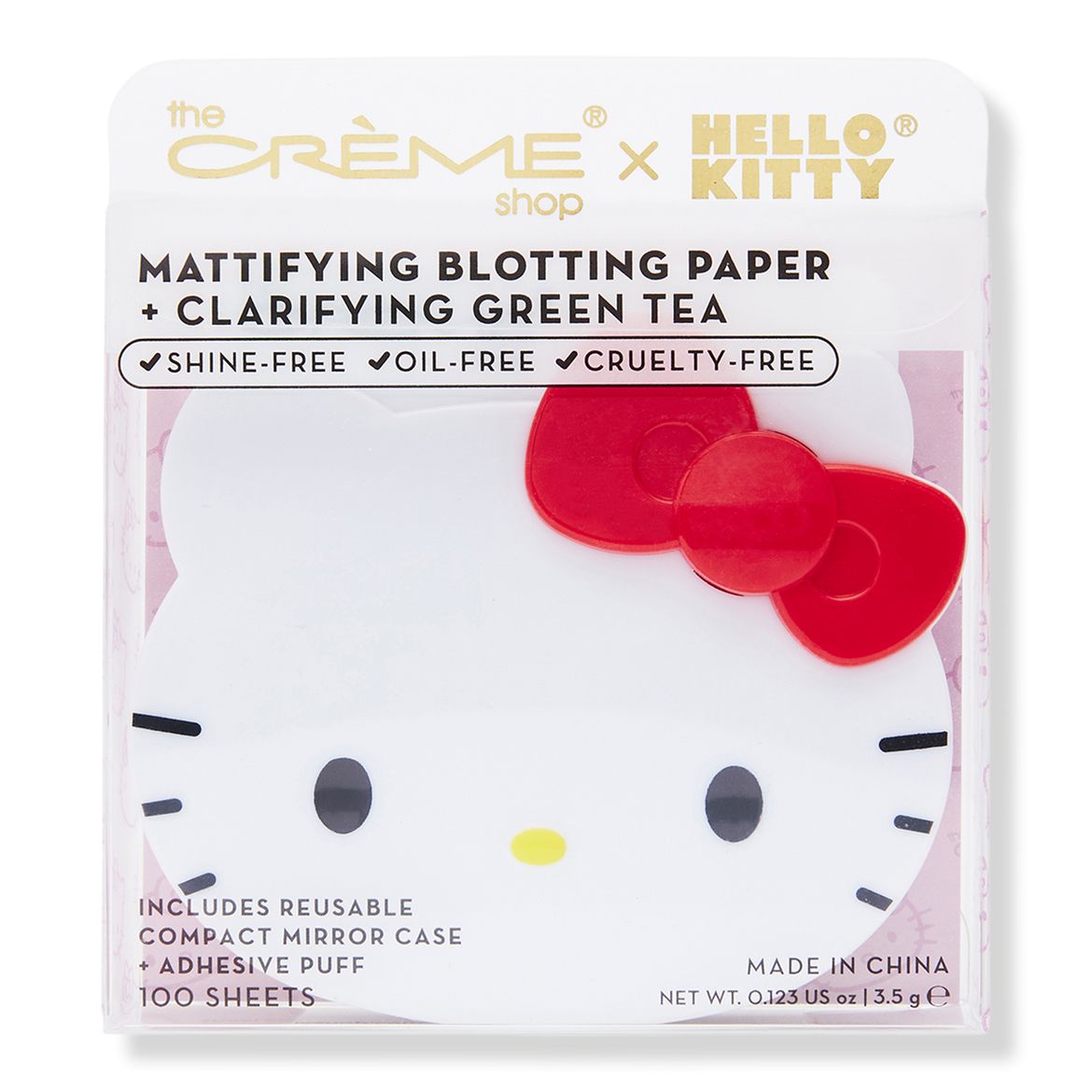 Hello Kitty Mattifying Blotting Paper + Reusable Mirror Compact | Ulta