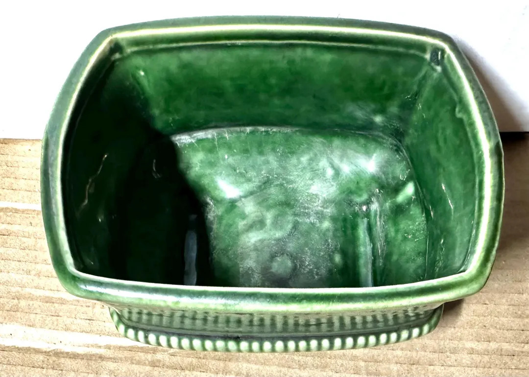 Vintage Deep Forest Green Mccoy Planter. Scroll Feet - Etsy | Etsy (US)